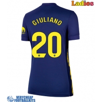 Atletico Madrid Giuliano Simeone #20 Replica Away Shirt Ladies 2025-26 Short Sleeve